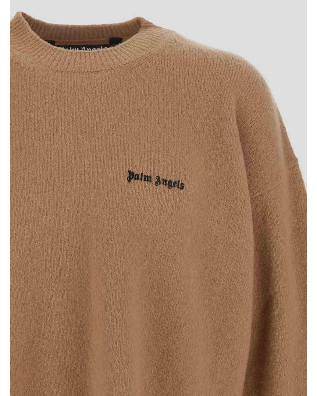 Palm Angels Natural Sweaters for men