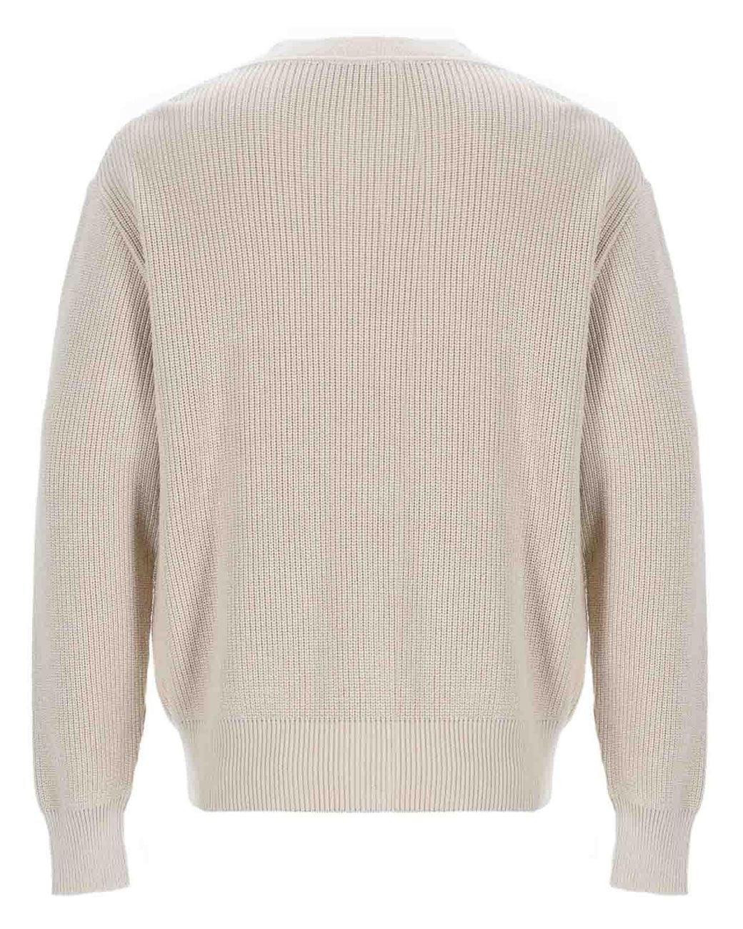 Suéter Cuello Redondo Lardini de hombre de color White
