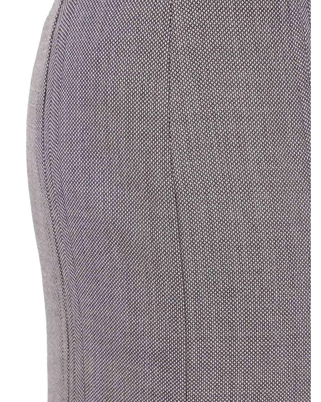 MM6 by Maison Margiela Gray Midi Skirt