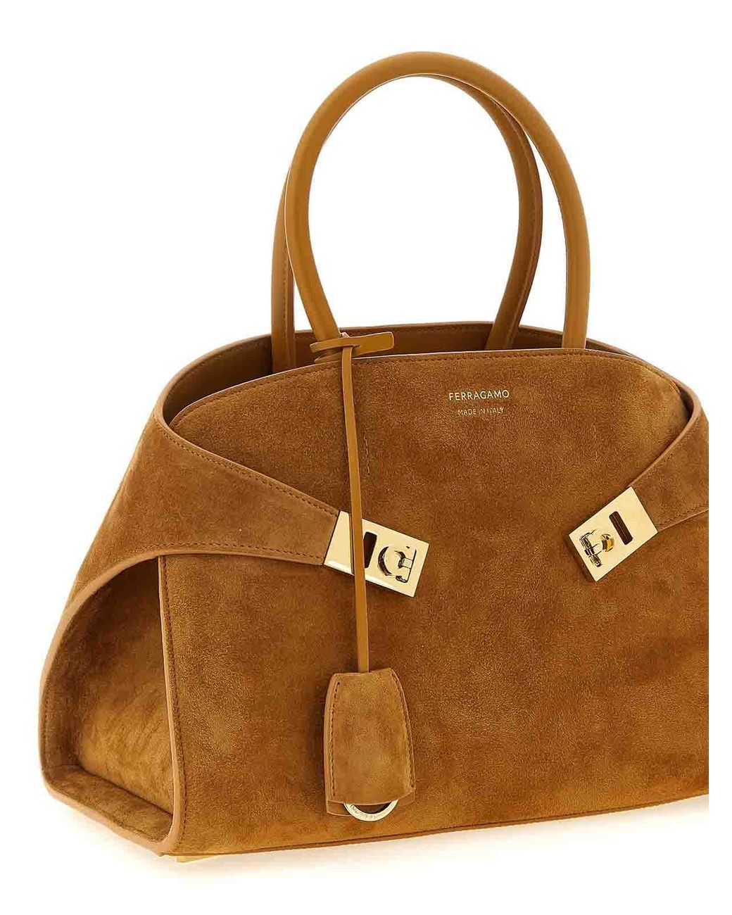 Ferragamo Brown Hug Th S Handbag