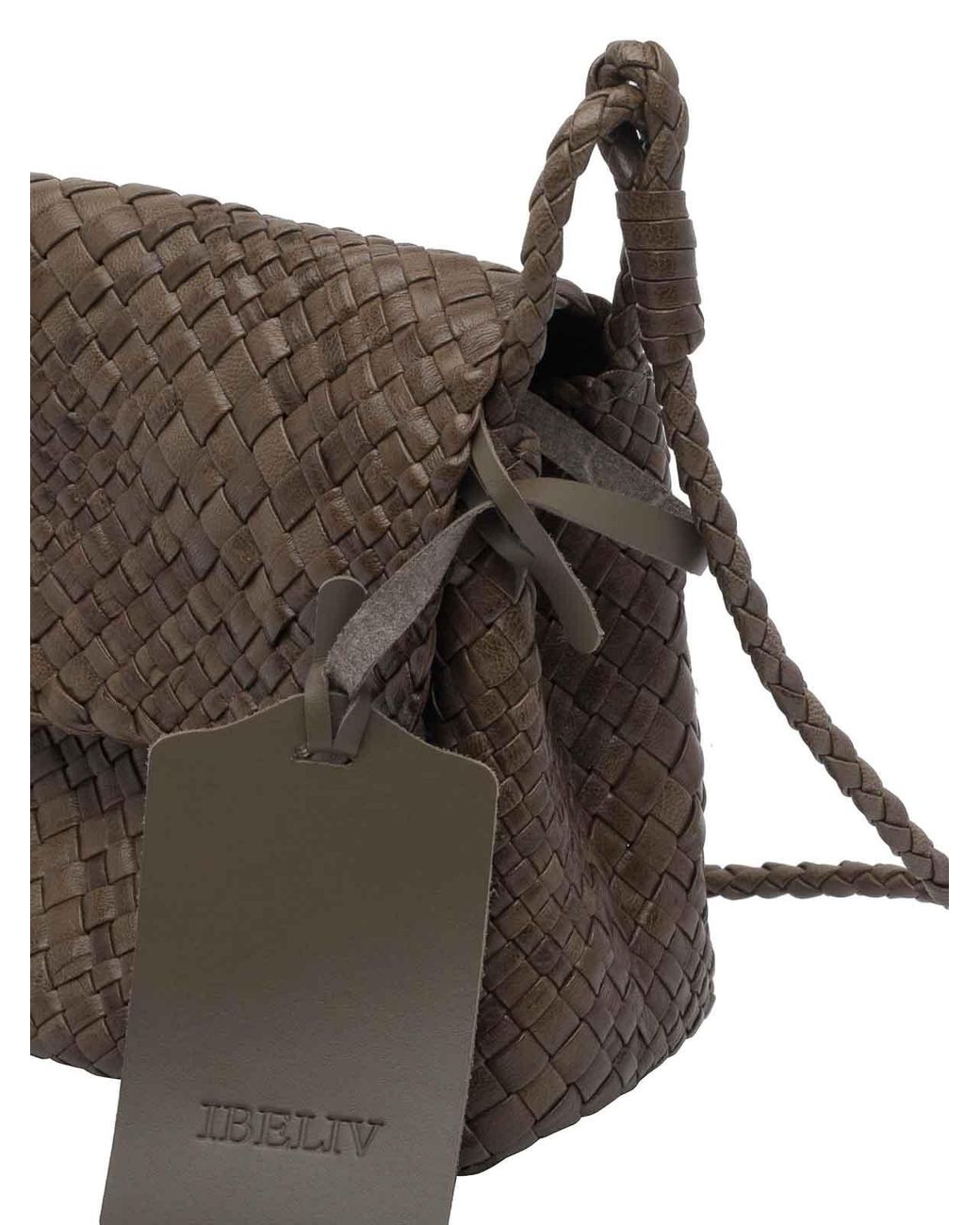 IBELIV Brown Paris Crossbody Bag