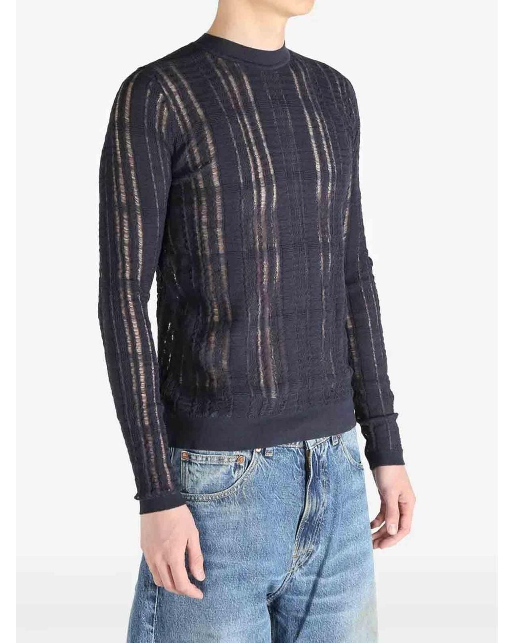 Our Legacy Blue Formal Roundneck for men