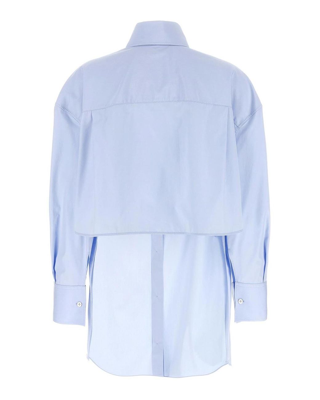 Givenchy Blue Asymmetric Shirt