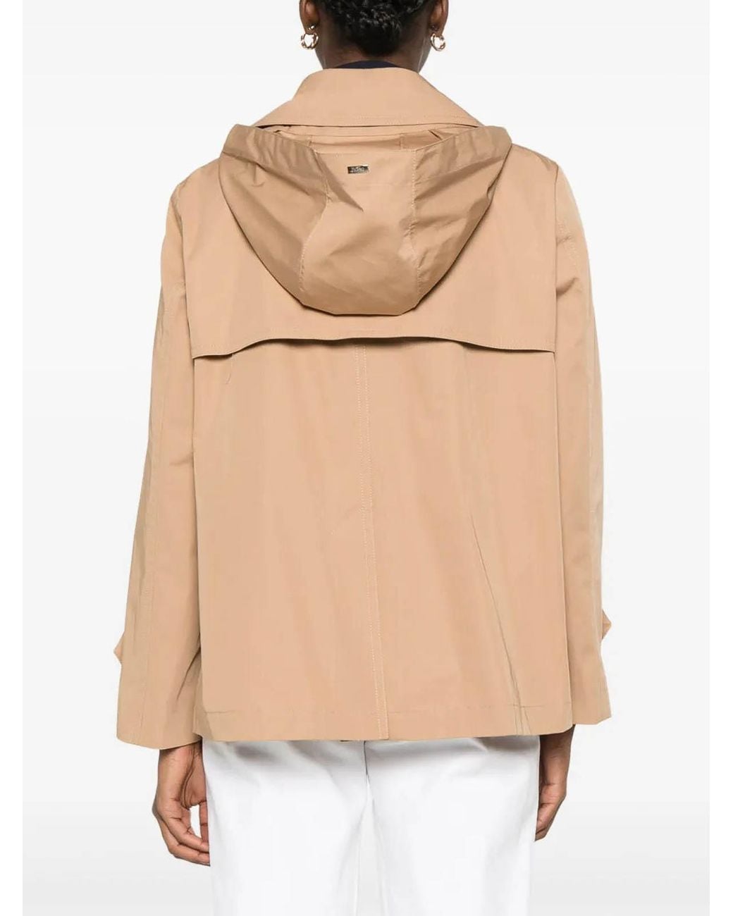 Herno Natural Short Raincoat