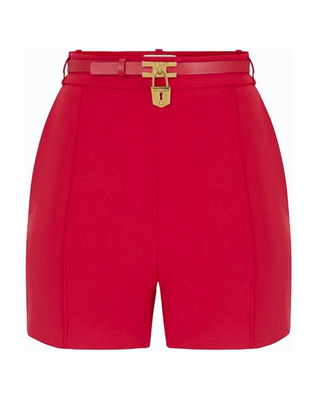 Elisabetta Franchi Red Trousers