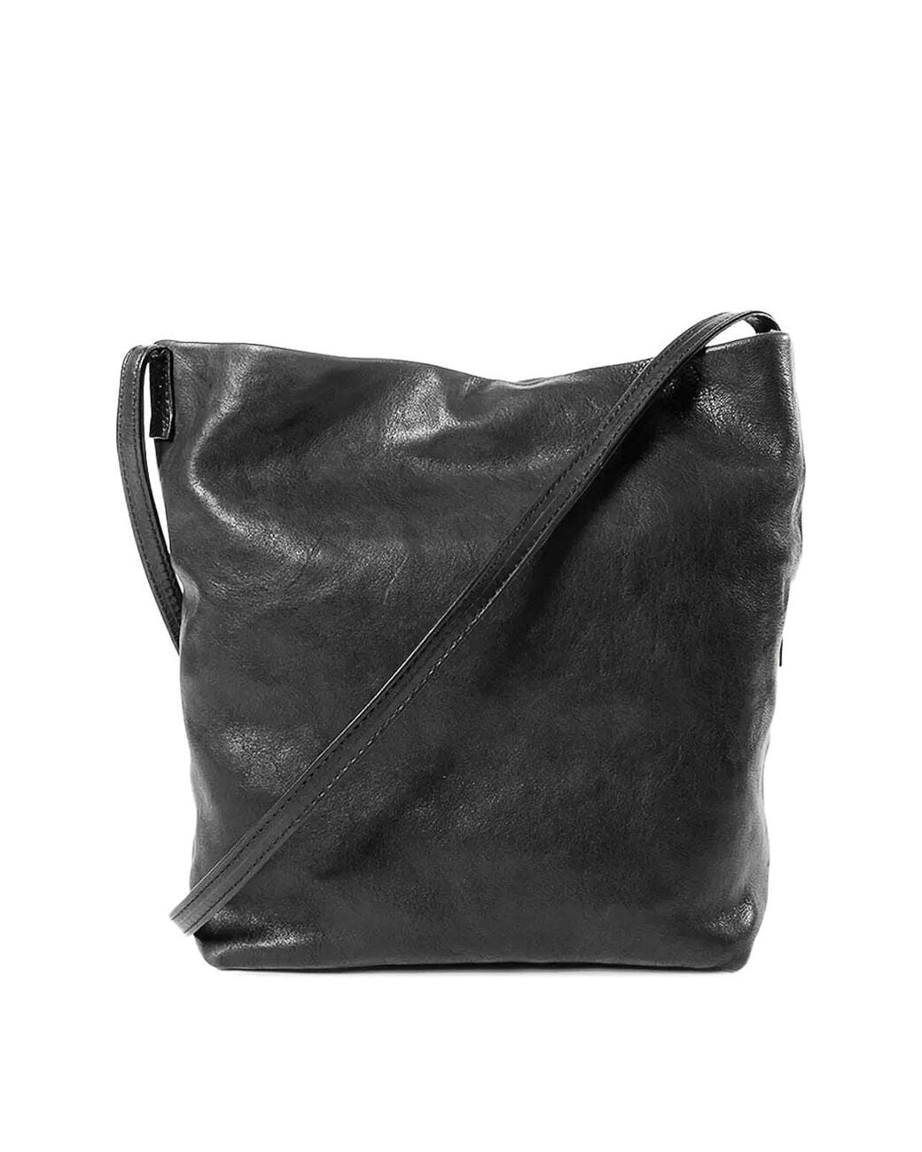 Ann Demeulemeester Black Ger Mini Soft Shoulder Bag