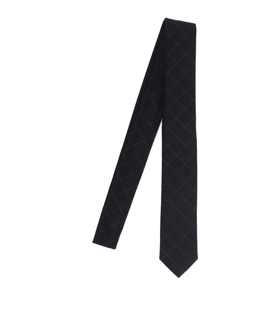 Thom Browne Black Classic Tie for men