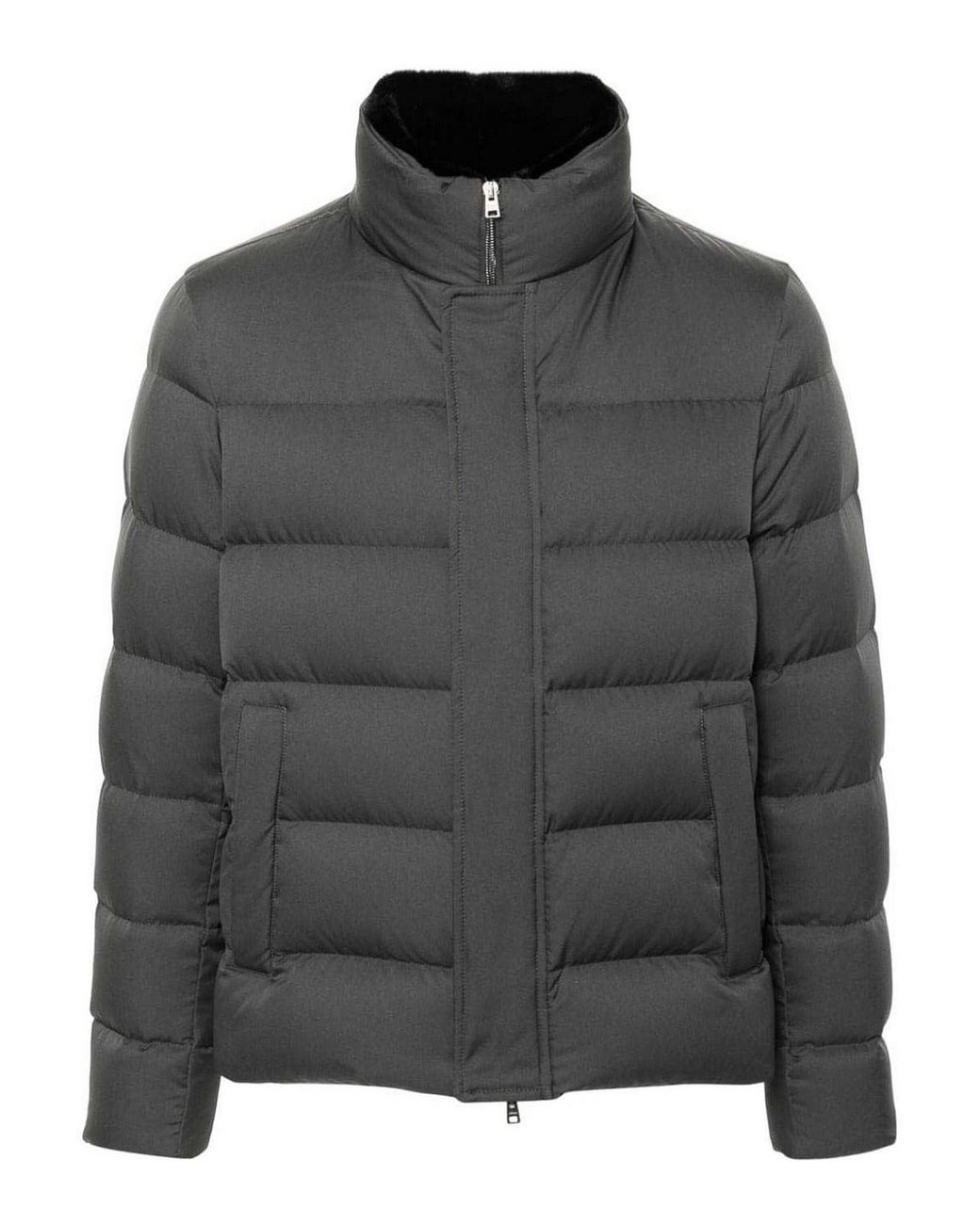 Herno Gray Down Jackets for men