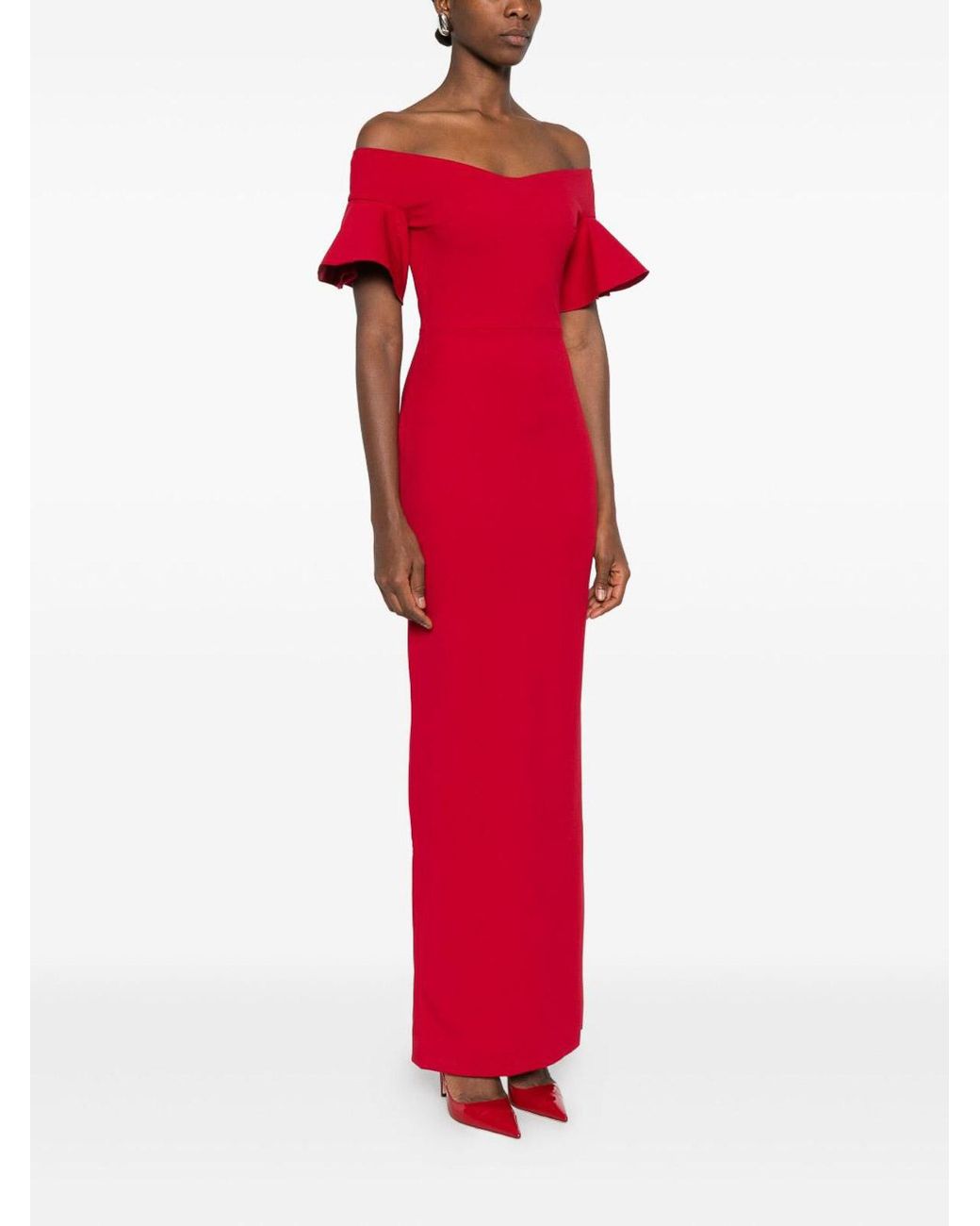 Solace London Red Maxi Dresses