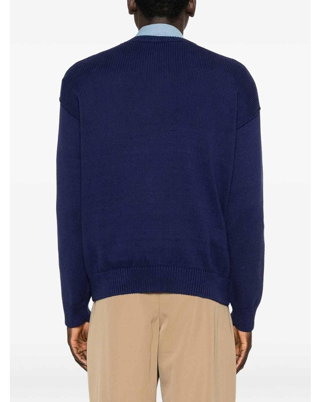 Pull Col Rond A.P.C. pour homme en coloris Blue