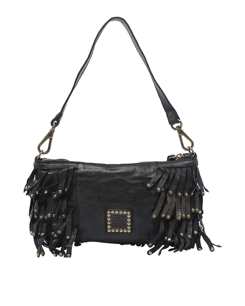 Campomaggi Black Natalia Shoulder Bag