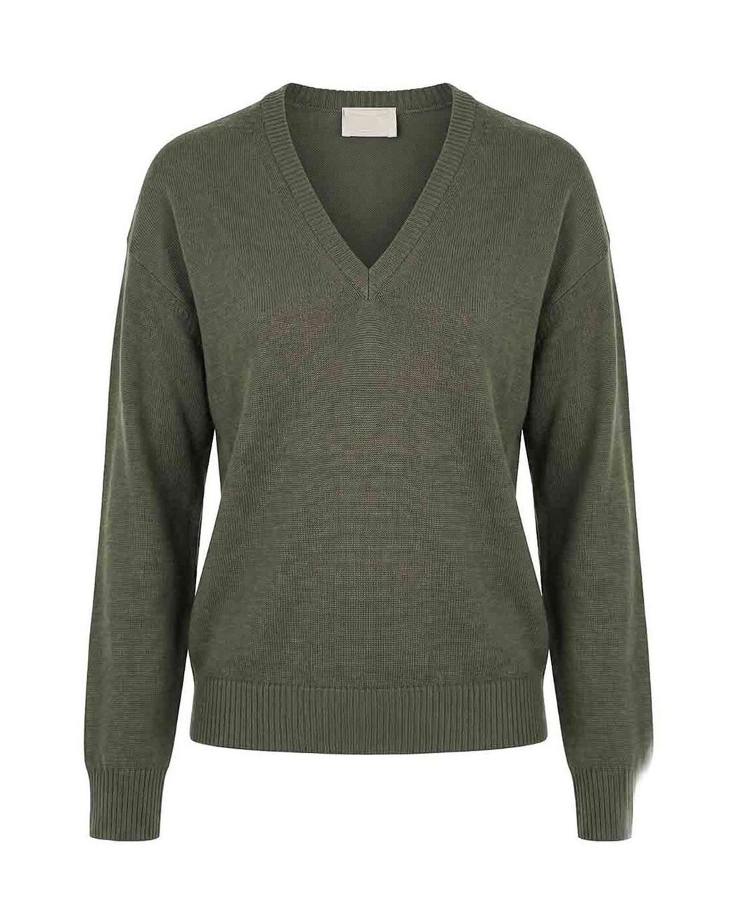 Drumohr Green V-Neck Sweater