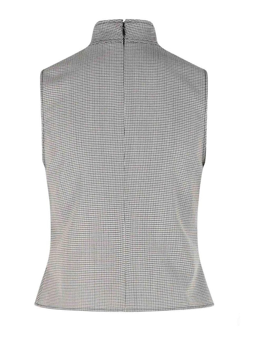 Courreges Gray Buckle Tank Top