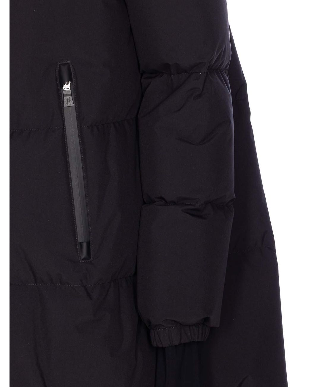 Herno Blue Copped Down Jacket