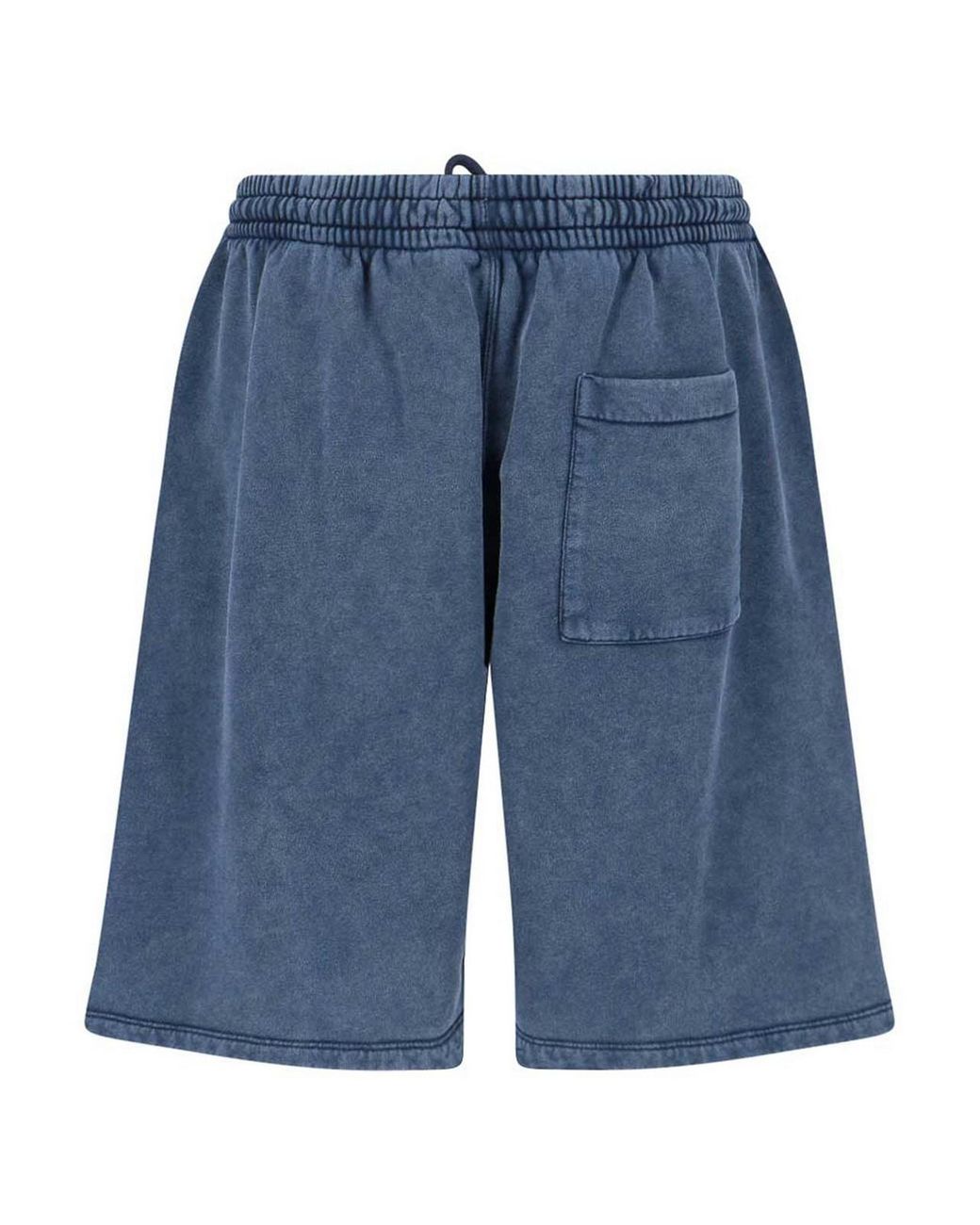 Off-White c/o Virgil Abloh Blue Cotton Shorts for men