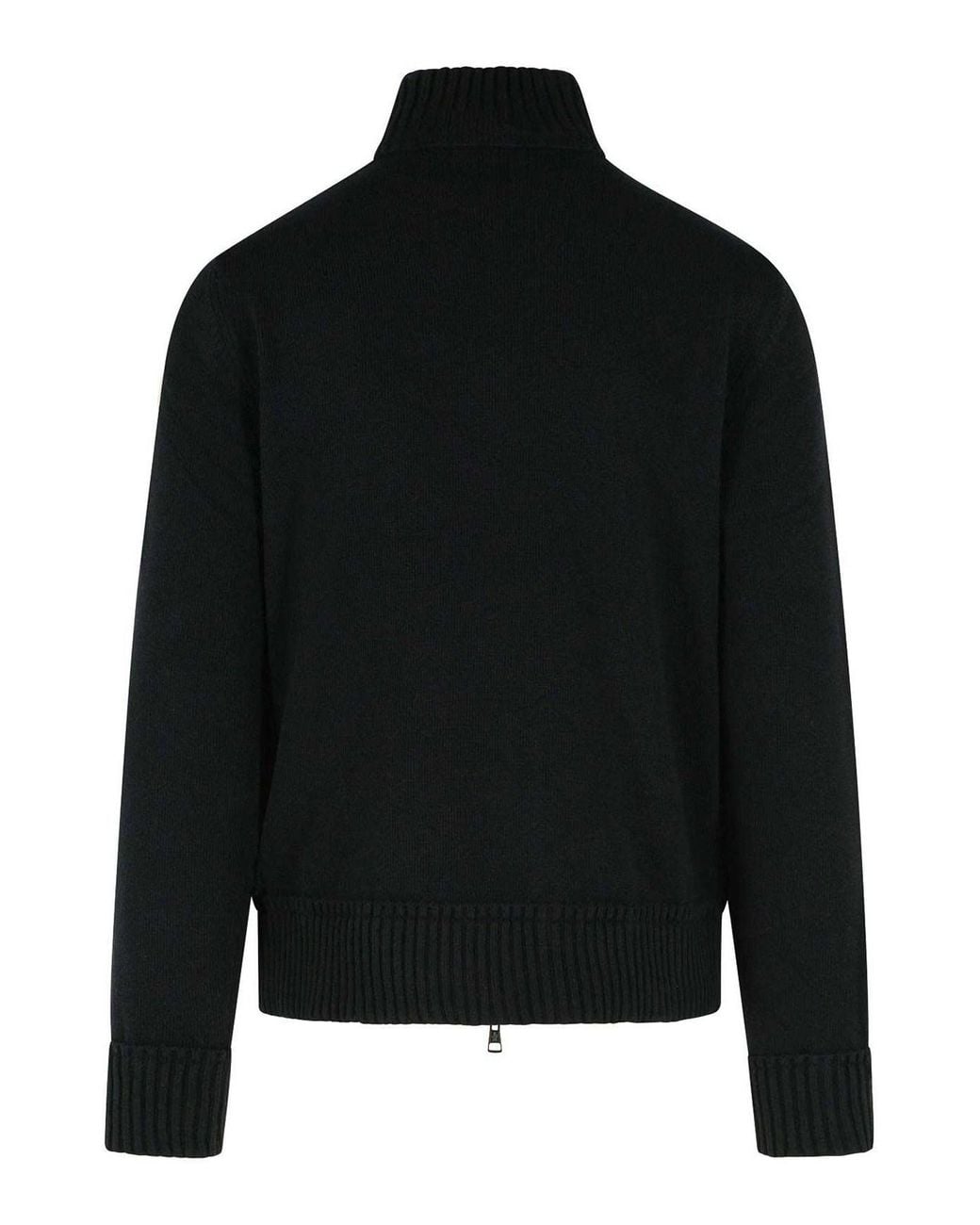 Moncler Black Padded Cardigan for men
