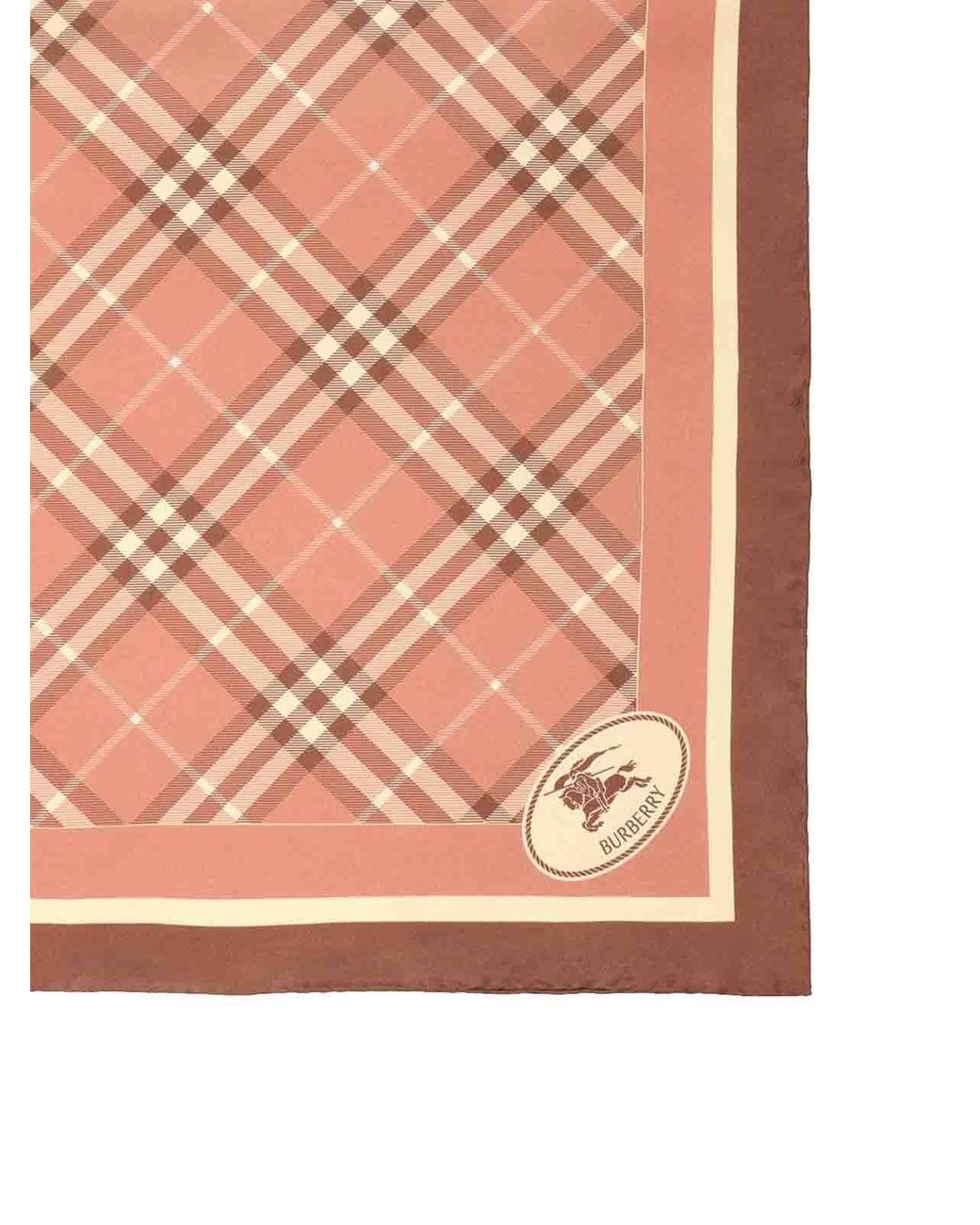 Écharpe Burberry en coloris Pink