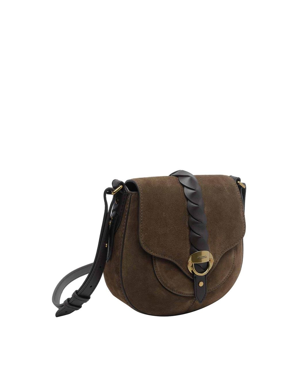 Isabel Marant Brown Bronze Small Altay Crossbody Bag