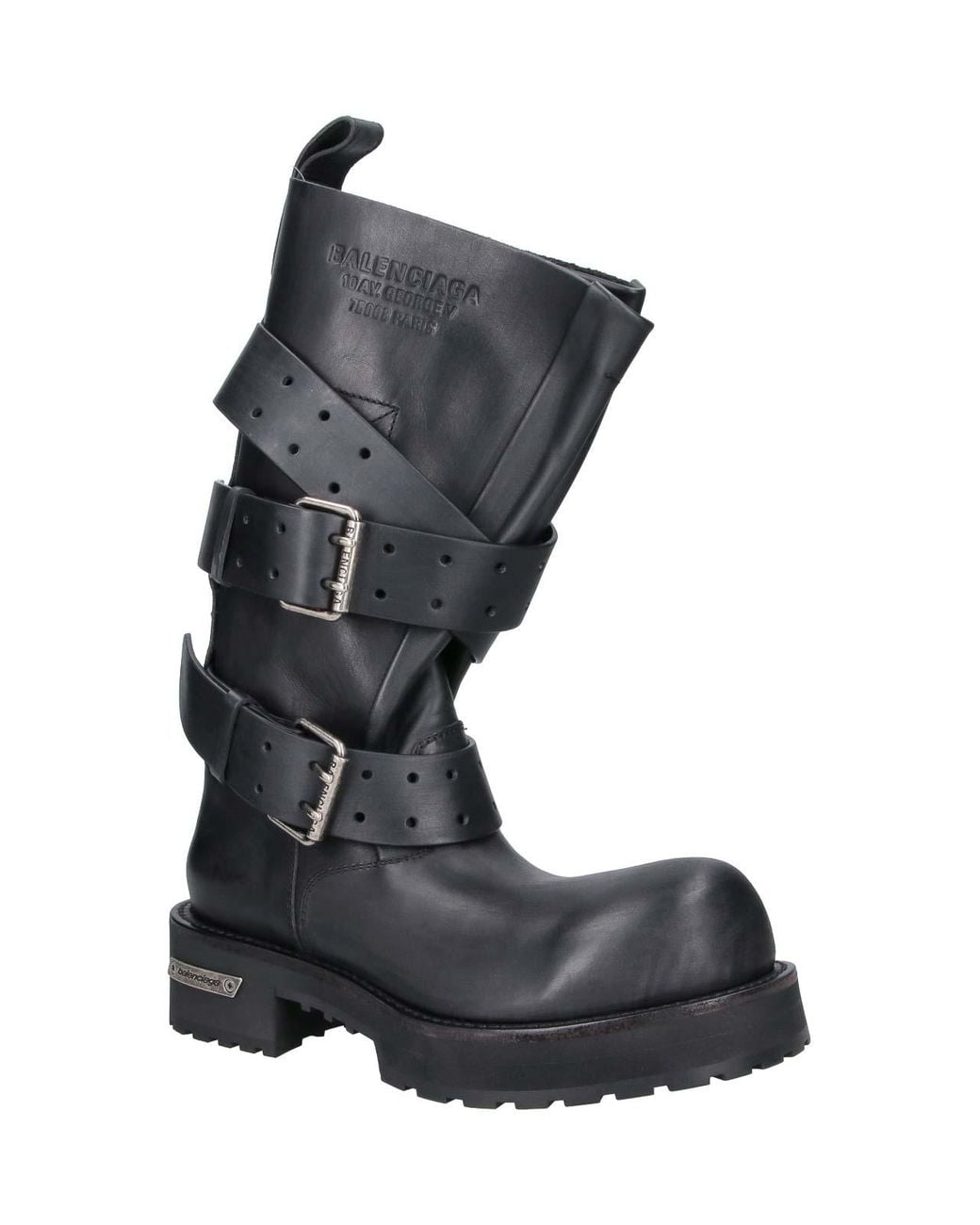Balenciaga Black Boots for men