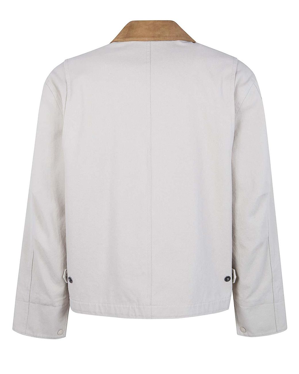 Tom Ford White Cotton Canvas Wr Workwear Jacket for men