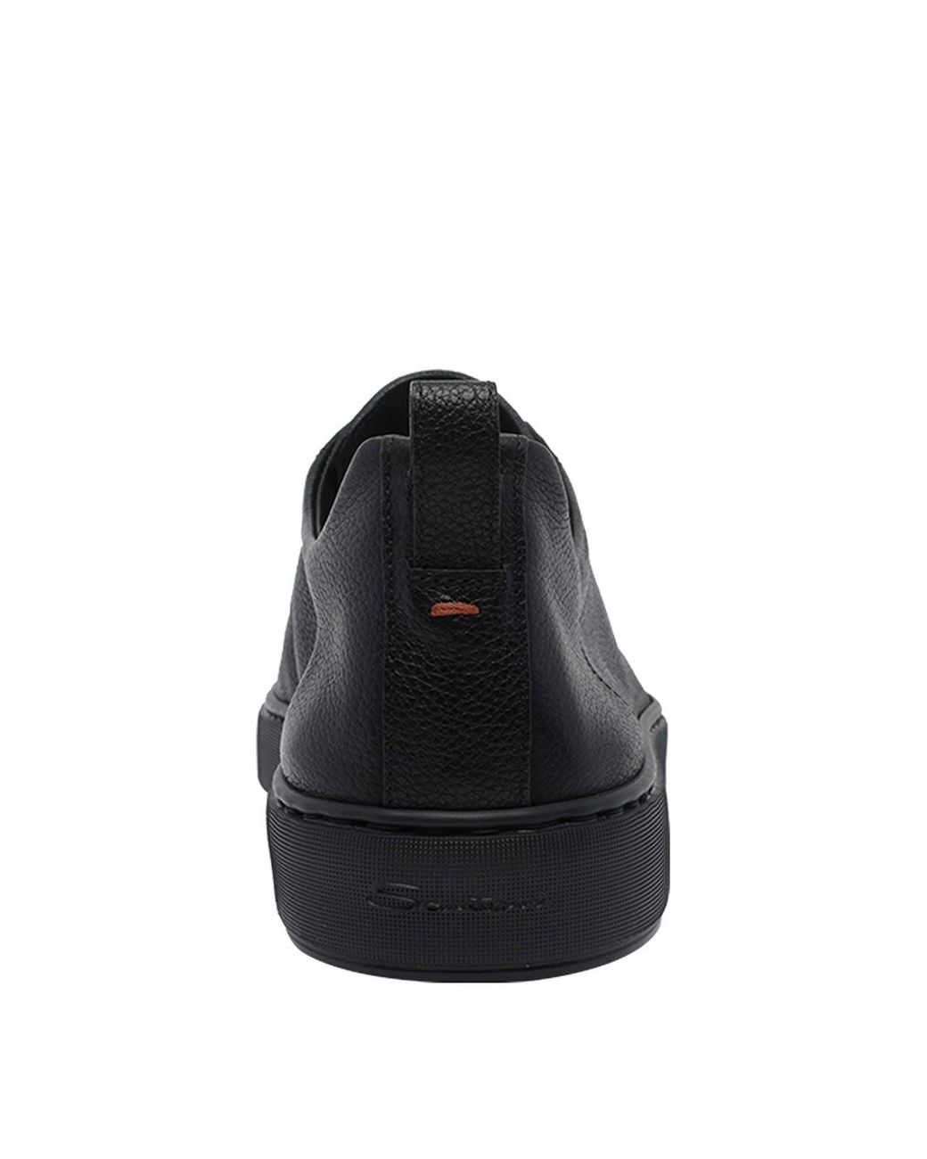Santoni Black Victory Sneakers for men