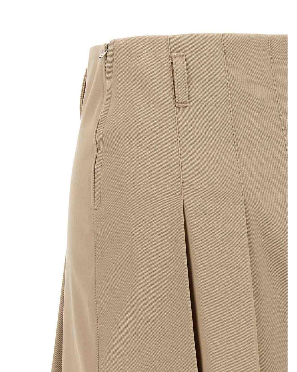Falda Semilarga A.P.C. de color Natural