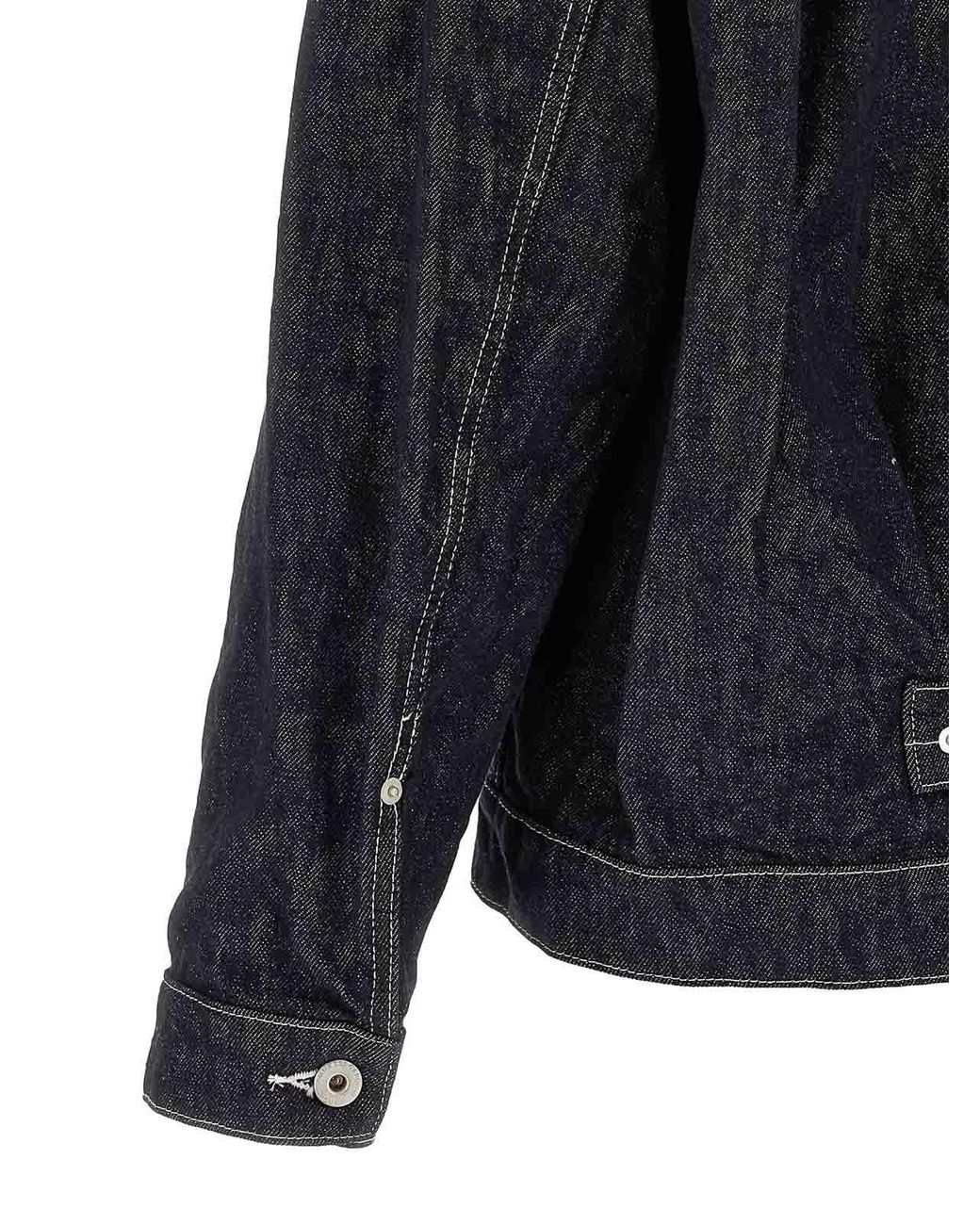 Comme Des Garcons Hommes Plus Black Pleated Detail Jacket for men