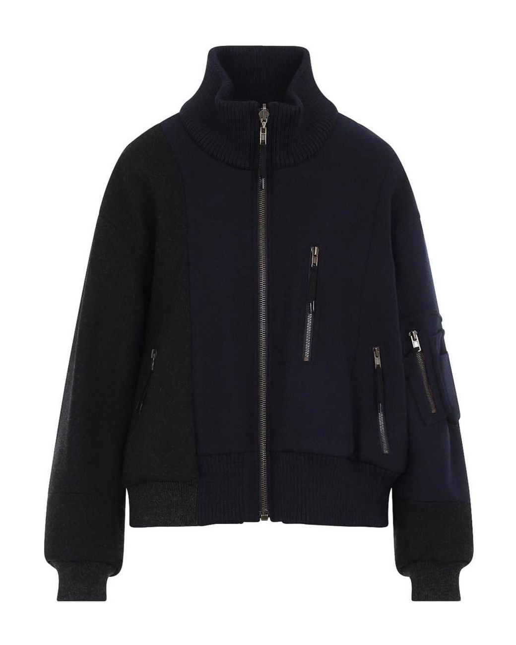 Maison Margiela Blue Maison Margela Reversible Spliced Bomber