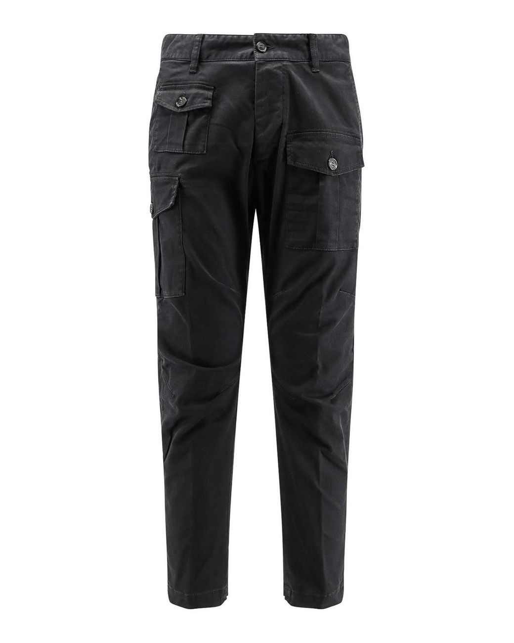 DSquared² Black Pantaloni Sexy Cargo Pant for men