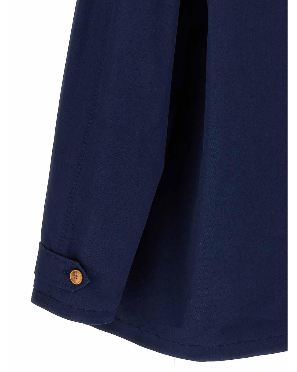 Marni Blue Cotton Gabardine Parka for men