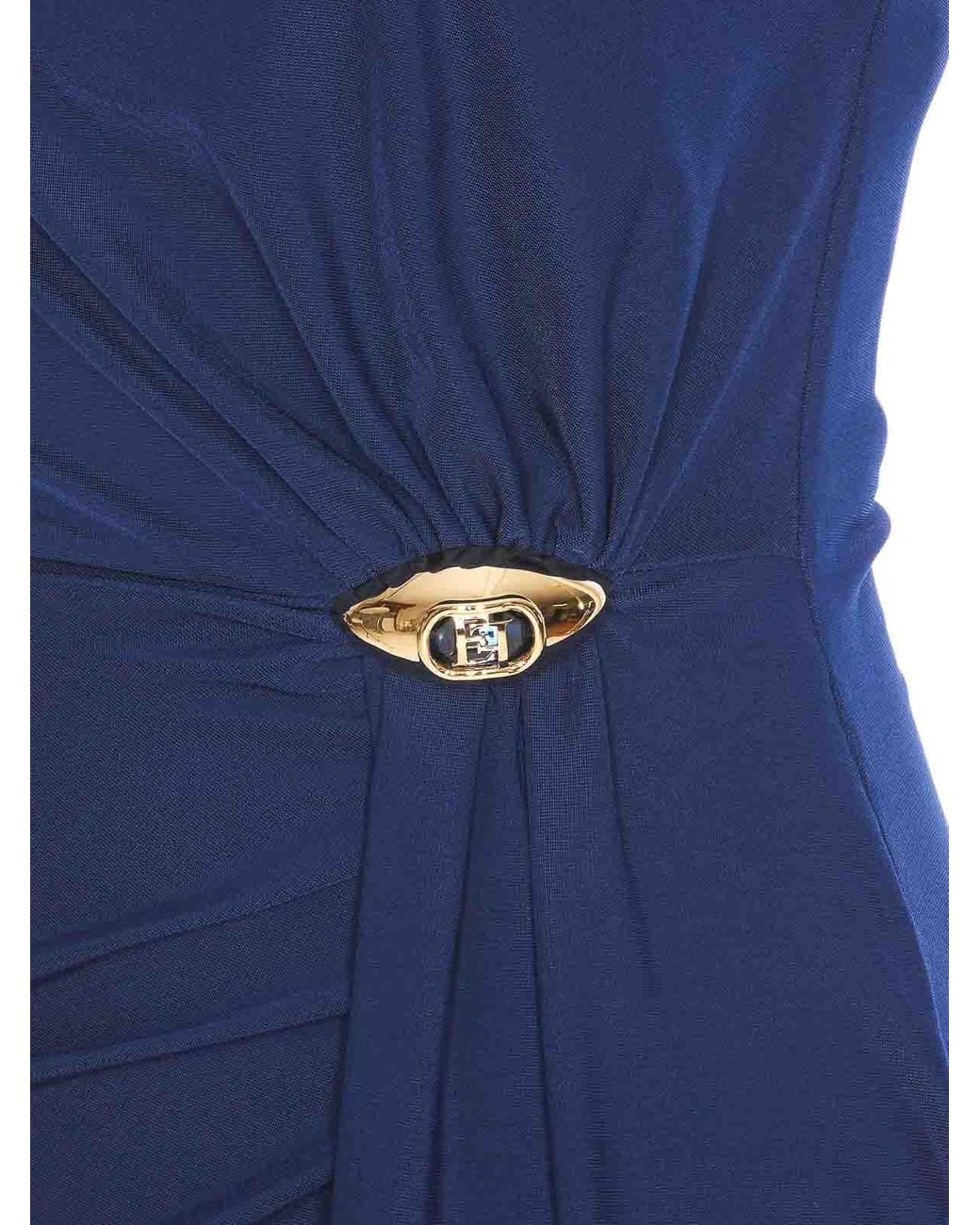 Elisabetta Franchi Blue Dress