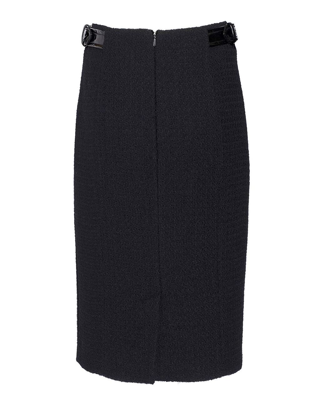 Moschino Black Bekted Skirt
