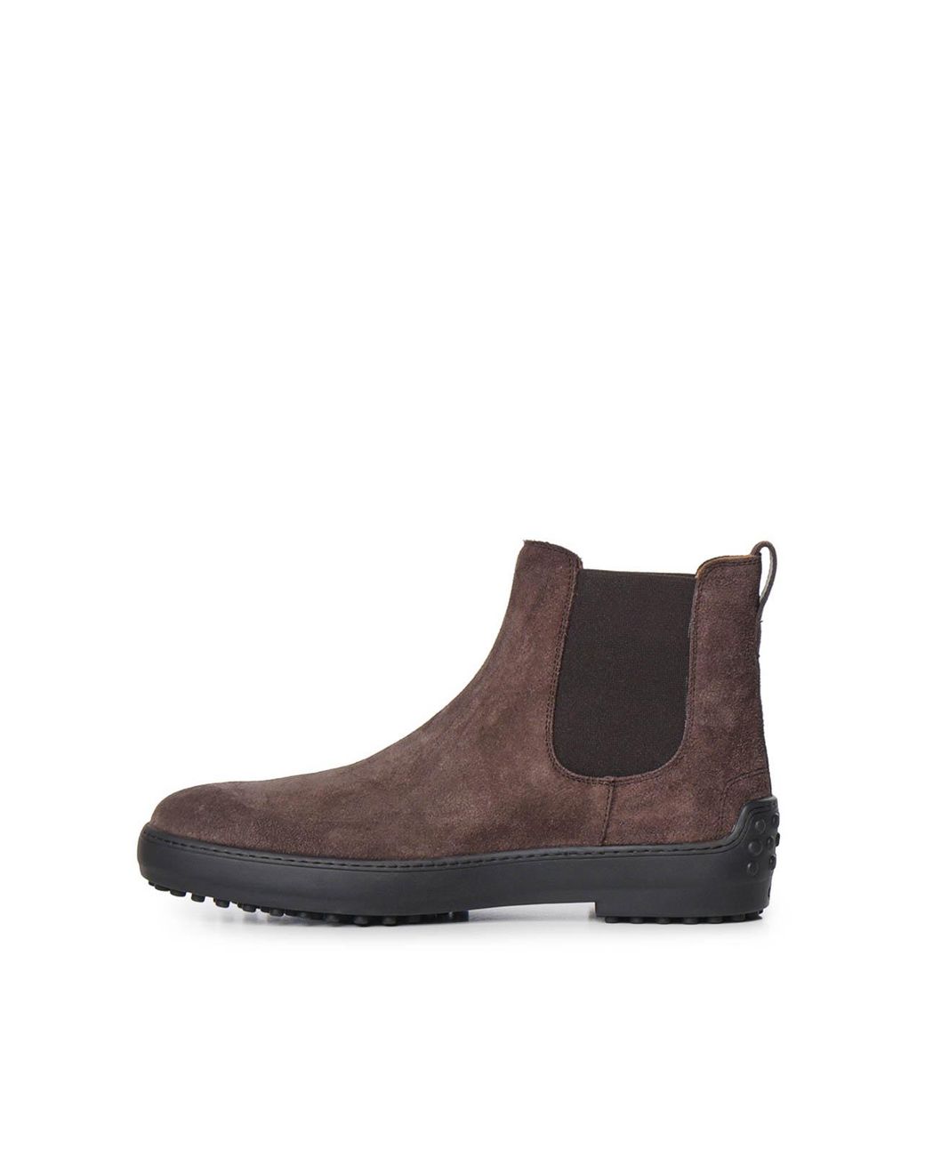 Tod's Brown Winter Suede Chelsea Boots for men