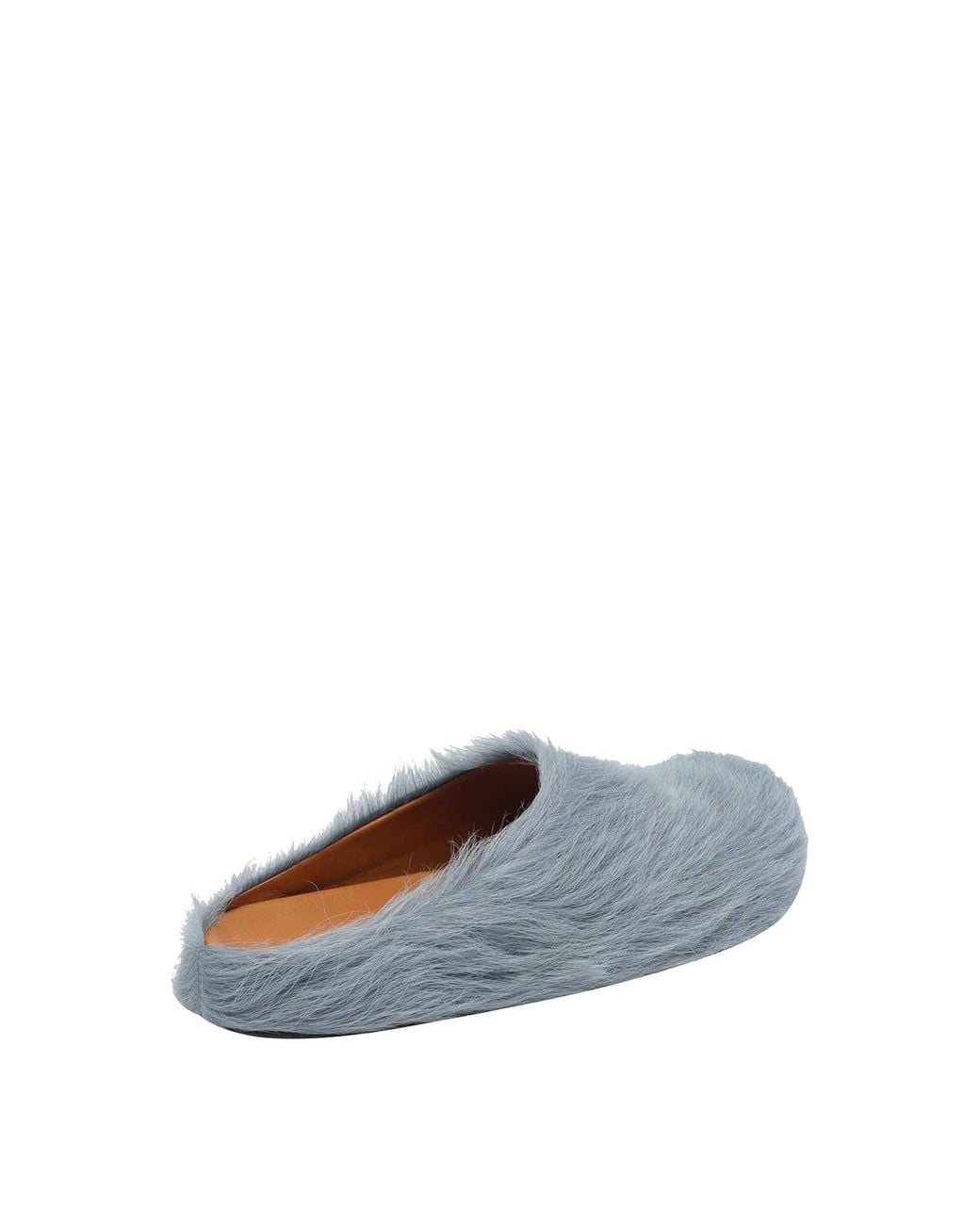 Marni Gray Light Long Hair Fussbet Sabot for men
