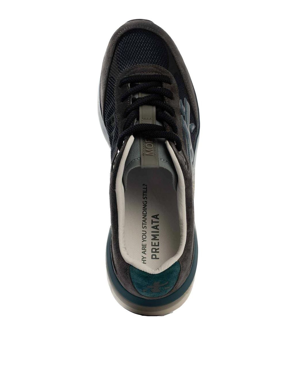 Premiata Black Sneakers Moerun 7772 for men