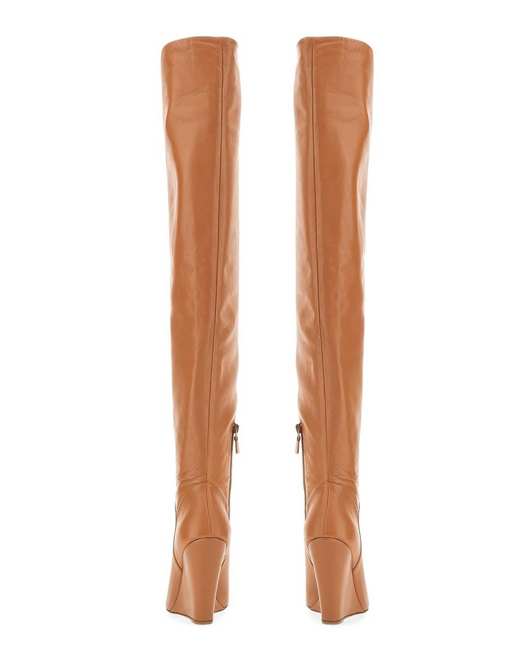 Stuart Weitzman Brown Saloon 100 Wedge Boot