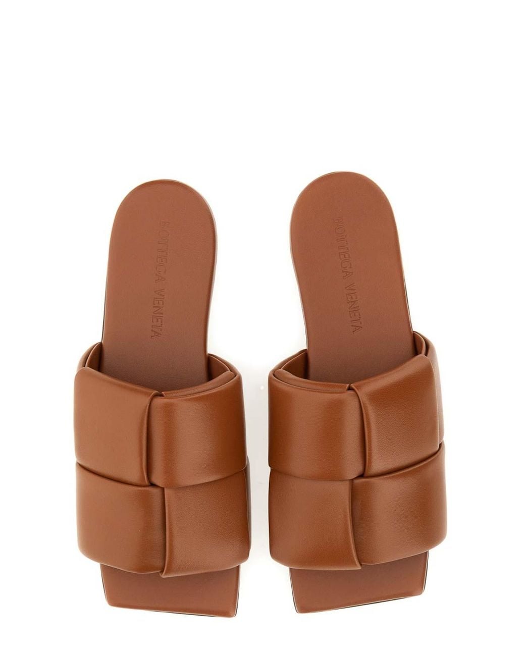 Bottega Veneta Brown Sandal Mule Patch