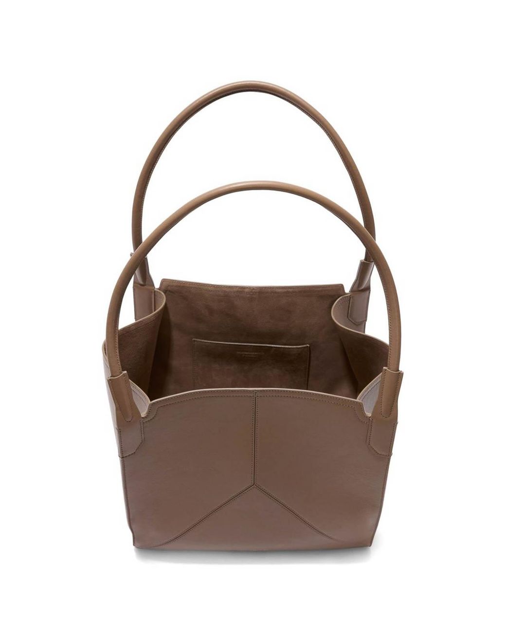 Victoria Beckham Brown Victoria Dove Smooth Leather Tote Bag