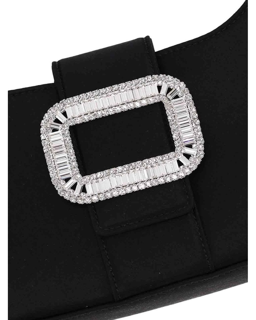 Roger Vivier Black Mini Hobo Bag