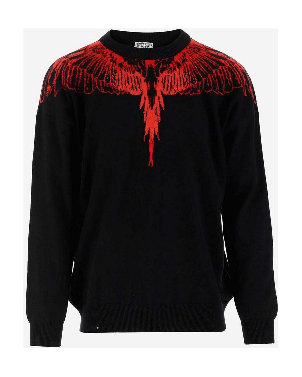Marcelo Burlon Black Jumper for men