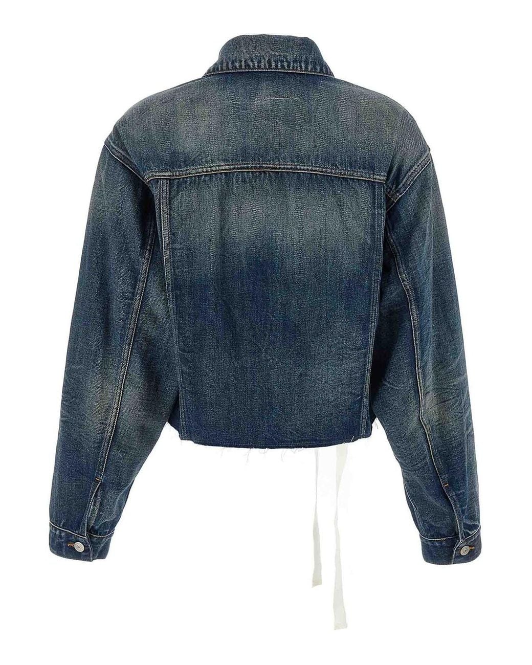 MM6 by Maison Margiela Blue Tape Denim Jacket
