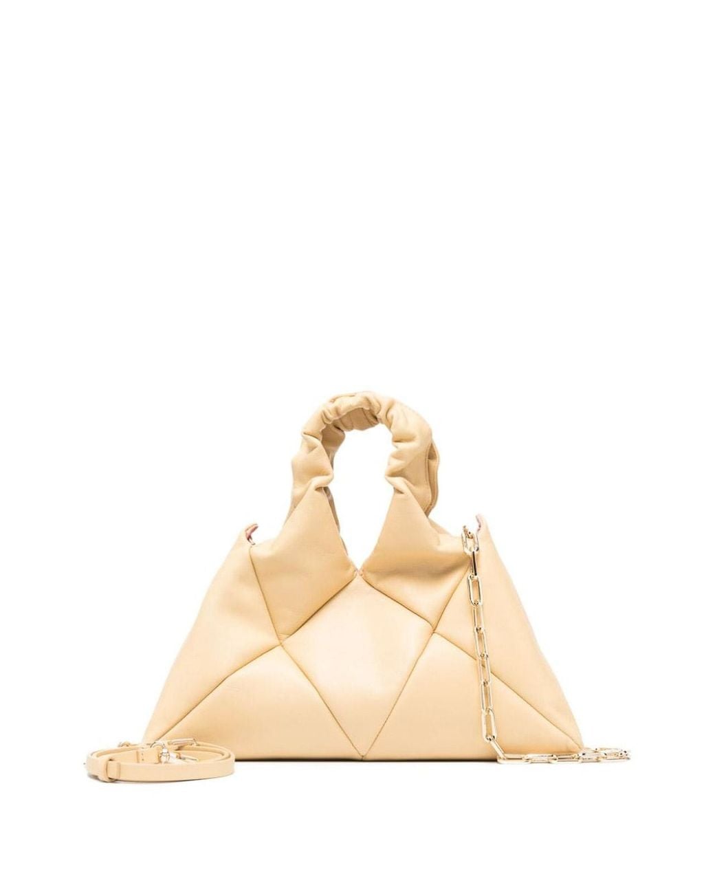 RECO Natural Didi Quilted Leather Tote Bag