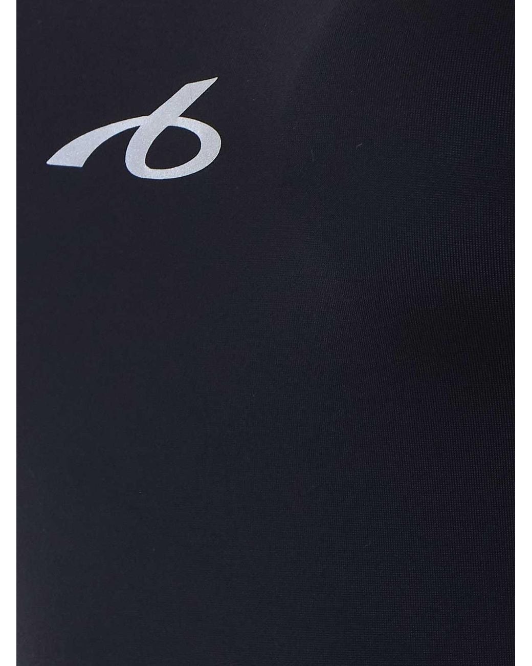 Balenciaga Black One Piece Logo Swimsuit