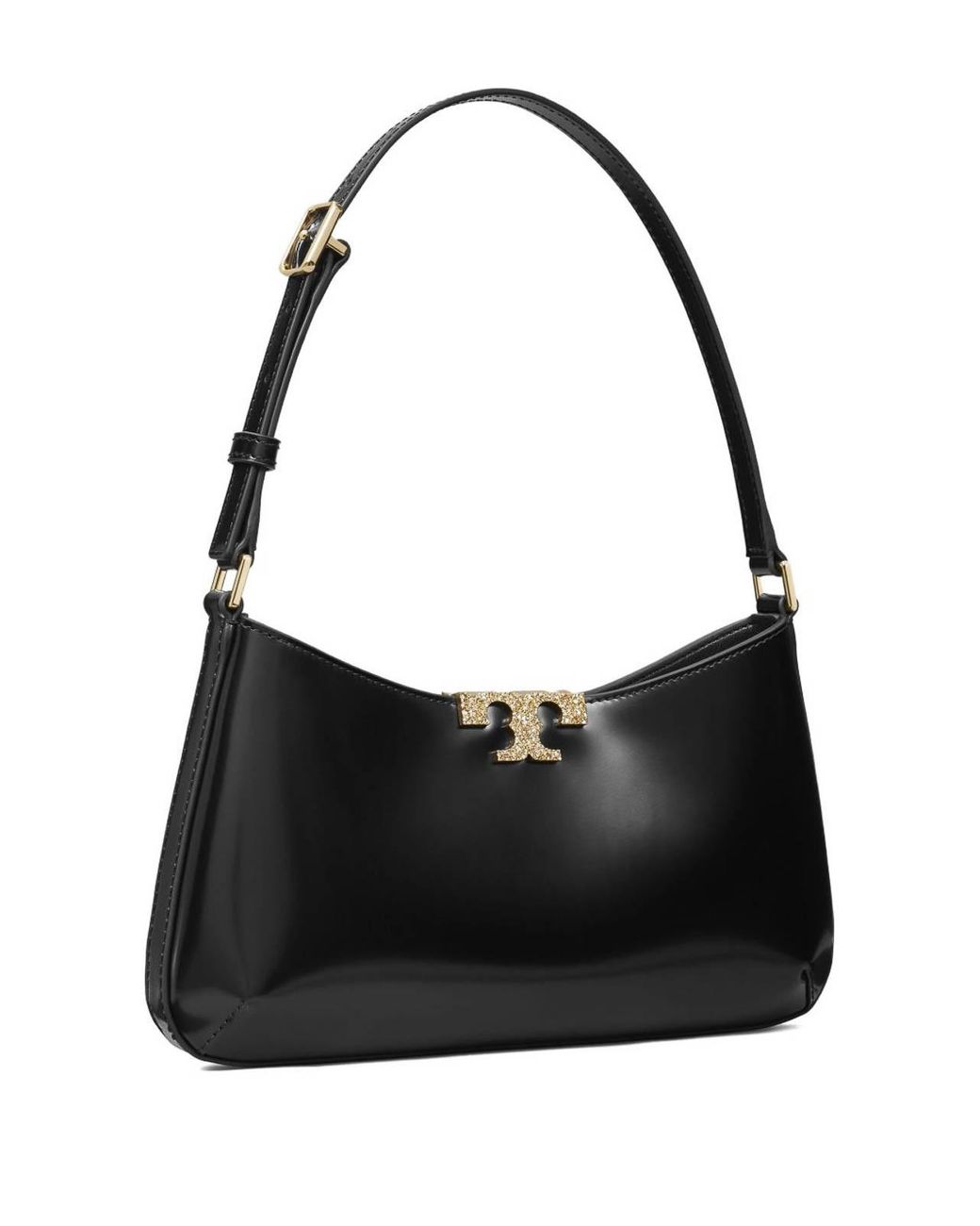 Tory Burch Black Eleanor Slim Leather Shoulder Bag