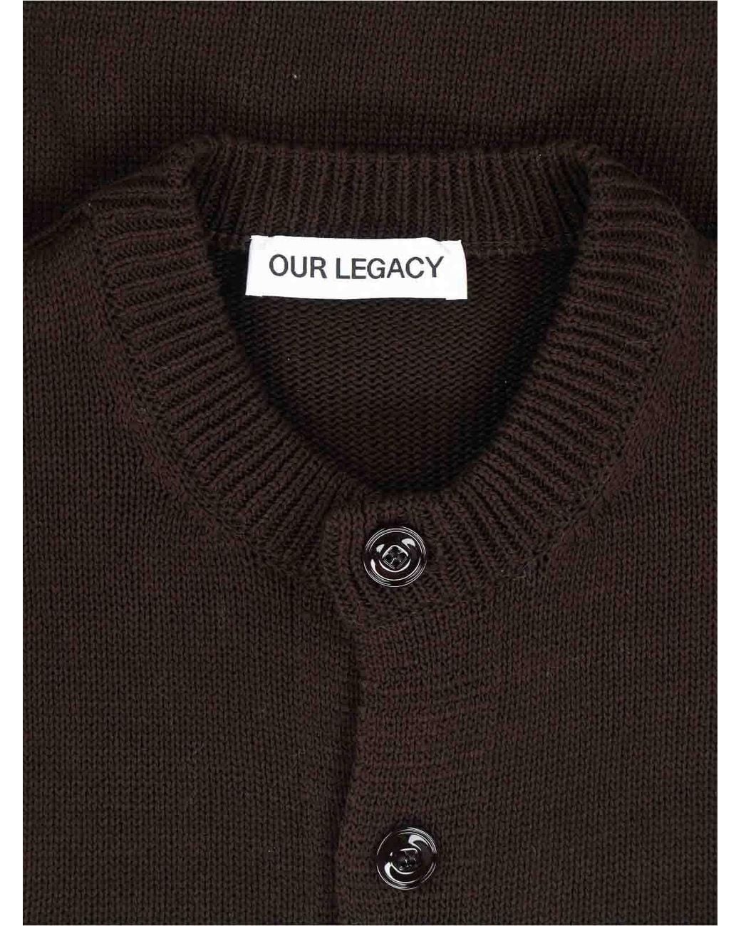 Our Legacy Brown Parlor Cardigan for men