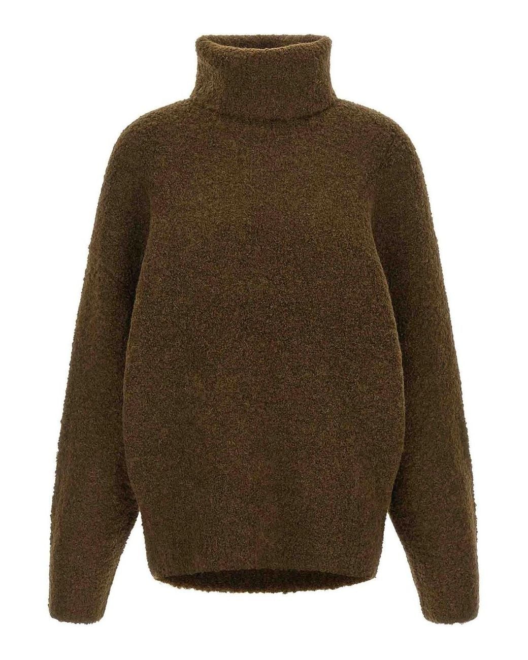 Pull Col Rond Totême en coloris Green