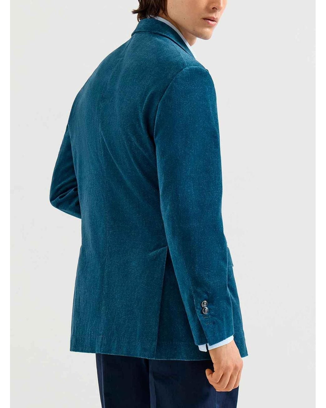 Brunello Cucinelli Blue Effect Tailor Blazer for men
