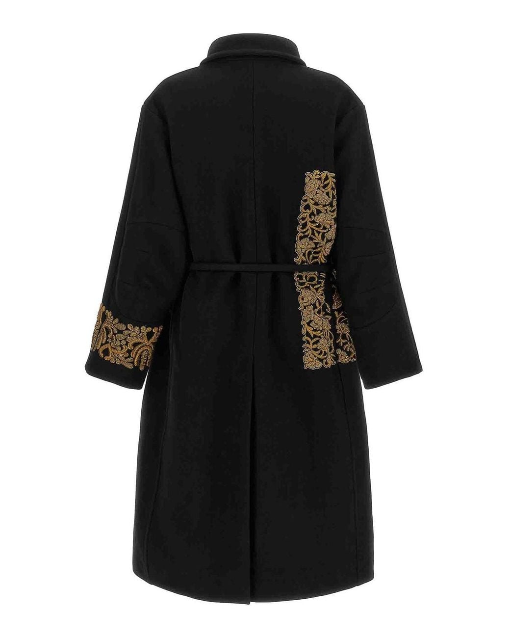 Dries Van Noten Black Rain Coat