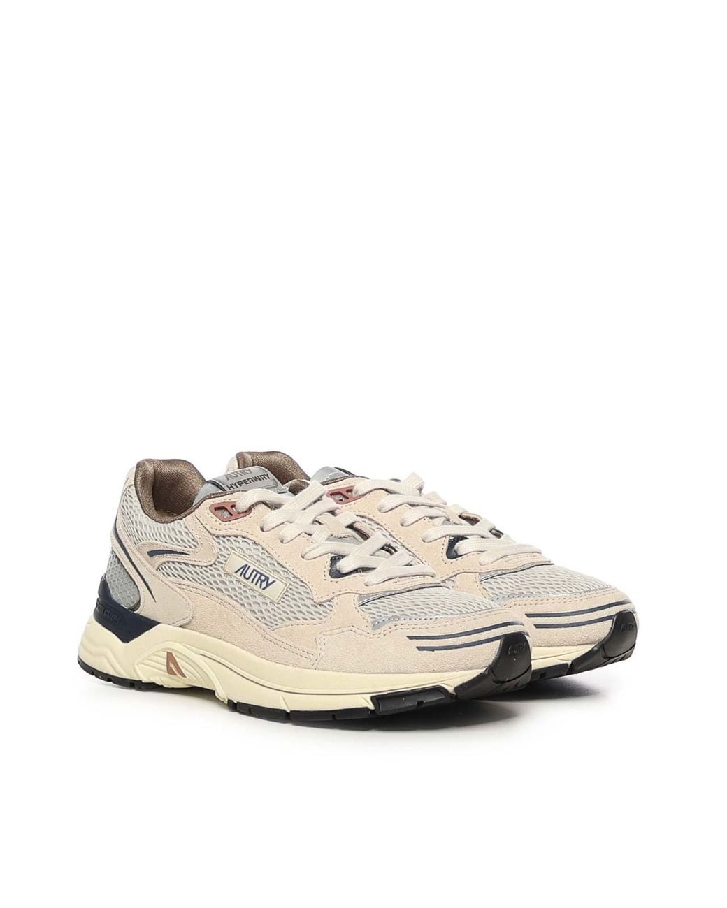 Autry White Hyperway Sneakers for men
