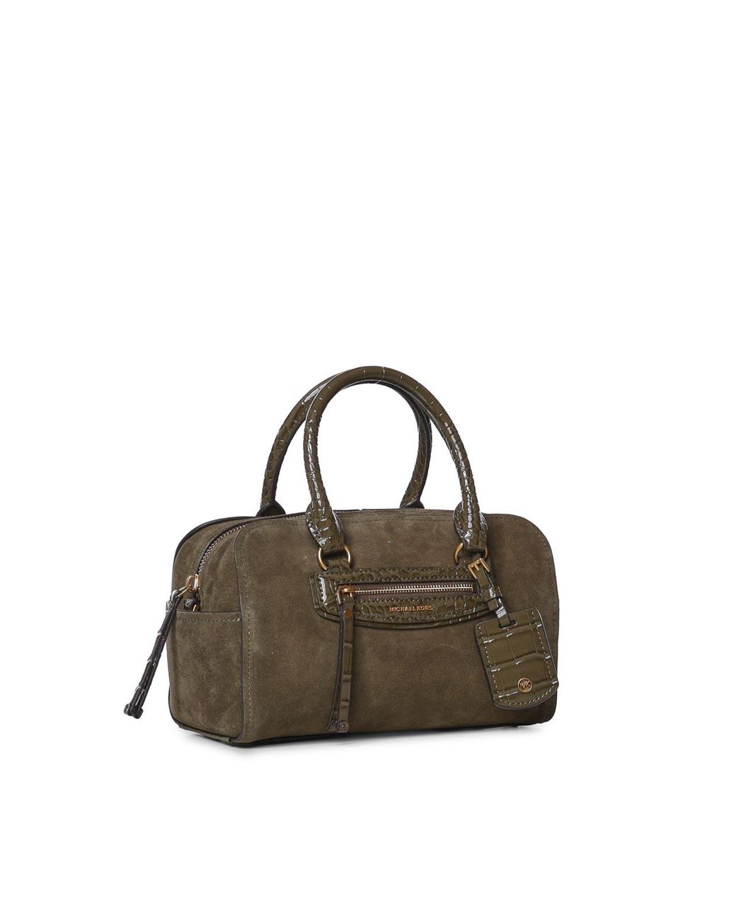 MICHAEL Michael Kors Brown Jet Set Travel Suede Crossbody Bag